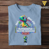Personalized Don't Mess With Auntasaurus You'll Get Jurasskicked Tshirt Printed 23MAY-PTN12