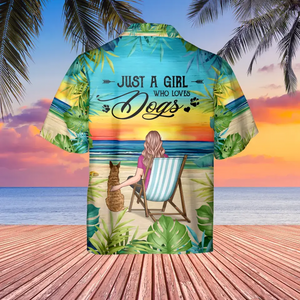 Personalized Just A Girl Who Loves Dogs Dog Mom Dog Lovers Gift Hawaii Shirt Printed PNHQ1705