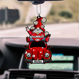 Personalized Car Bug Gnome Grandma with Name Acrylic/Plastic Ornament Printed QTDT1705