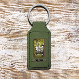 Personalized Canadian Veteran/ Solider Rank Leather Keychain Printed QTHQ1811