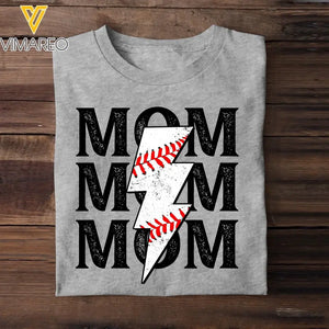 Personalized Baseball Mom Auntie And Kid TShirt Printed QTHQ1905