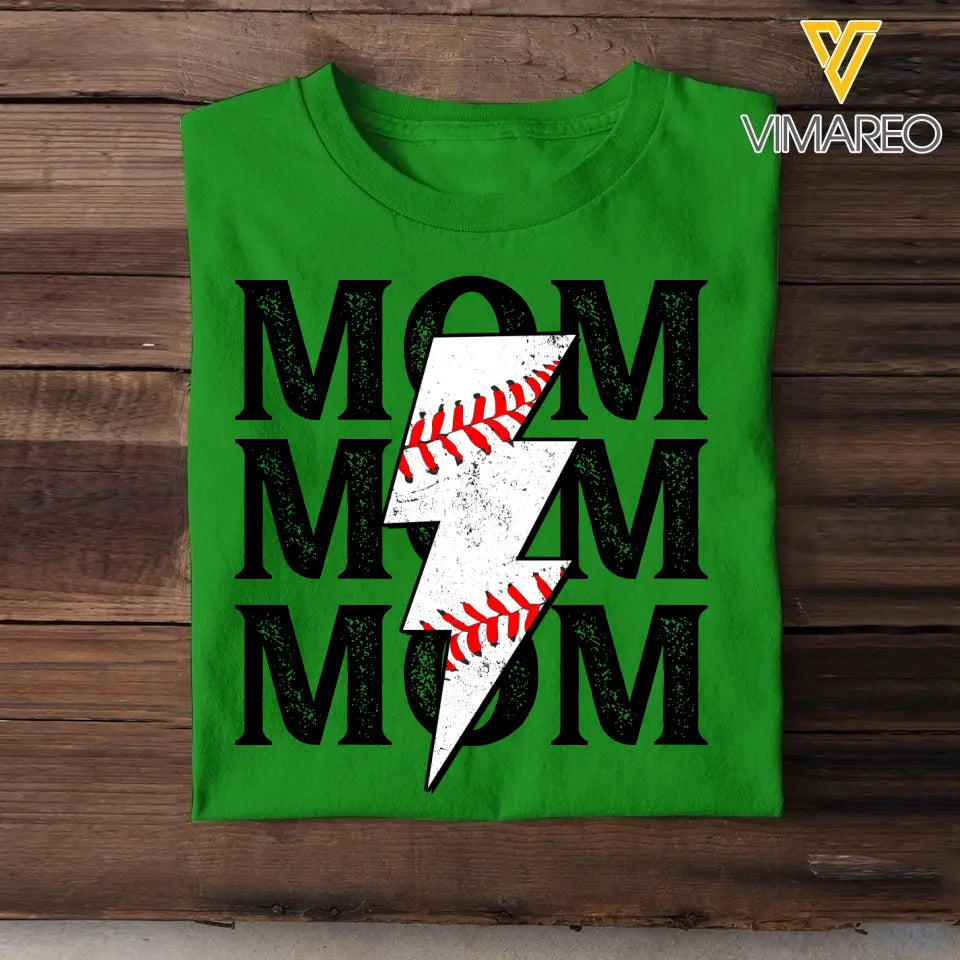 Personalized Baseball Mom Auntie And Kid TShirt Printed QTHQ1905