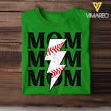 Personalized Baseball Mom Auntie And Kid TShirt Printed QTHQ1905