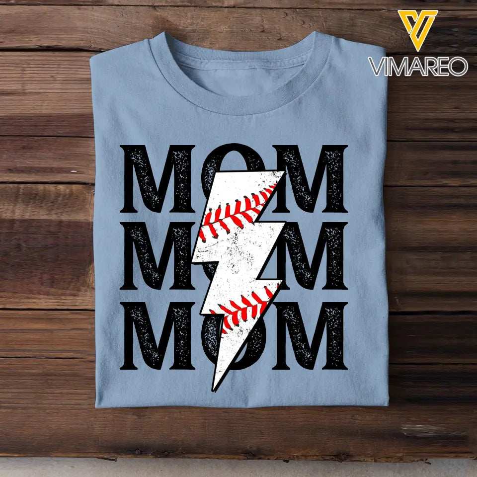 Personalized Baseball Mom Auntie And Kid TShirt Printed QTHQ1905