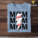 Personalized Baseball Mom Auntie And Kid TShirt Printed QTHQ1905