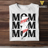 Personalized Baseball Mom Auntie And Kid TShirt Printed QTHQ1905