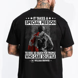 Personalized It Takes A Special Person To Risk So Much For People Who Care So Little Canadian Veteran/Soldier Rank Camo T-shirt Printed 23MAY-DT23