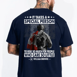 Personalized It Takes A Special Person To Risk So Much For People Who Care So Little Canadian Veteran/Soldier Rank Camo T-shirt Printed 23MAY-DT23