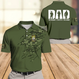 Personalized Canadian Veteran Solider Camo For Dad Polo Shirts 3D Printed QTHQ2405