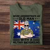Personalized Australian Veteran Soldier Never Underestimate An Old Man TShirt Printed 23MAY-HQ24