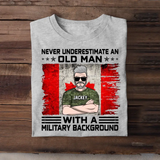 Personalized Canadian Veteran Soldier Never Underestimate An Old Man TShirt Printed 23MAY-HQ24