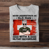 Personalized Swiss Veteran Soldier Never Underestimate An Old Man TShirt Printed 23MAY-HQ24