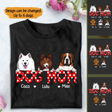 Personalized Dog Mom Dog Lovers T-shirt Printed QTTB2505