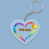 Personalized Dog Mom Acrylic Keychain Gift For Dog Lover Printed 23JUN-TB02