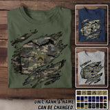 Personalized French Veteran/Soldier Tshirt Printed 23JUN-DT07