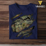 Personalized German Veteran/Soldier Tshirt Printed 23JUN-DT07