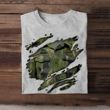 Personalized Swedish Veteran/Soldier Tshirt Printed 23JUN-DT07
