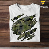Personalized Swedish Veteran/Soldier Tshirt Printed 23JUN-DT07