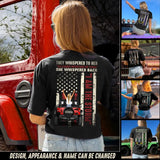 Personalized They Whispered To Her You Cannot Withstand The Storm She Whispered Back Jeep Girl T-shirt Printed 23JUN-DT06