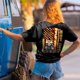 Personalized They Whispered To Her You Cannot Withstand The Storm She Whispered Back Jeep Girl T-shirt Printed 23JUN-DT06