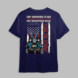 Personalized They Whispered To Her You Cannot Withstand The Storm She Whispered Back Jeep Girl T-shirt Printed 23JUN-DT06