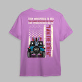 Personalized They Whispered To Her You Cannot Withstand The Storm She Whispered Back Jeep Girl T-shirt Printed 23JUN-DT06
