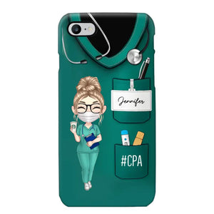 Personalized Nurse with Name Gift For Nurses Phonecase Printed 23MAY-DT15