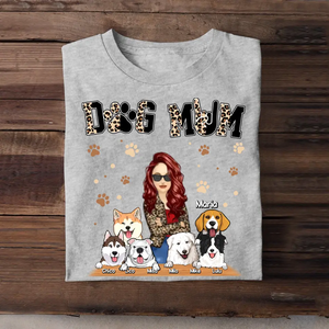Personalized Dog Mom Dog Lovers Gift T-shirt Printed 23JUN-DT09