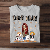 Personalized Dog Mom Dog Lovers Gift T-shirt Printed 23JUN-DT09