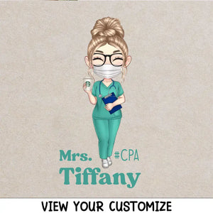 Personalized Custom Shape Nurse Chibi Acrylic Keychain Gifts For Awesone Nurses
