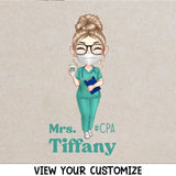 Personalized Custom Shape Nurse Chibi Acrylic Keychain Gifts For Awesone Nurses