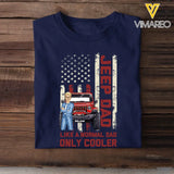 Personalized Jeep Dad Like A Normal Dad Only Cooler T-shirt Printed HNQT1206