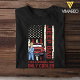 Personalized Jeep Dad Like A Normal Dad Only Cooler T-shirt Printed HNQT1206