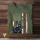 Personalized All I Need Is My Jeep & My Dog T-shirt Printed MTTB1206
