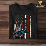 Personalized All I Need Is My Jeep & My Dog T-shirt Printed MTTB1206