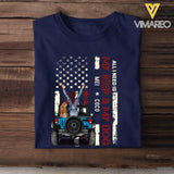 Personalized All I Need Is My Jeep & My Dog T-shirt Printed MTTB1206