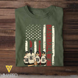 Personalized Baseball Mom Colorful Tshirt Printed QTDT1306