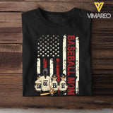 Personalized Baseball Mom Colorful Tshirt Printed QTDT1306