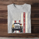 Personalized From Our First Kiss Couple Jeep T-shirt Printed QTBQT1306