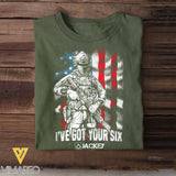 Personalized US Veteran Soldier I've Got Your Six Tshirt Printed QTHQ1506