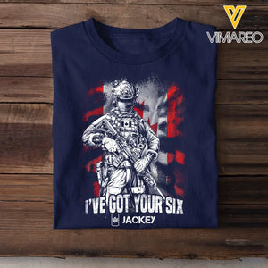 Personalized Canadian Veteran Soldier I've Got Your Six Tshirt Printed QTHQ1506