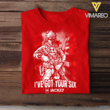 Personalized Canadian Veteran Soldier I've Got Your Six Tshirt Printed QTHQ1506
