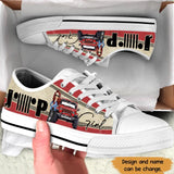 Personalized Jeep Girl Colorful Low Top Shoes QTPN1506