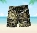 Personalized Australian Soldier/Veteran Rank with Name Beach Hawaii Shirt & Short Pants Printed 23JUN-HQ20