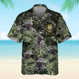 Personalized Canadian Soldier/Veteran Rank with Name Beach Hawaii Shirt & Short Pants Printed 23JUN-HQ20