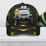 Personalized Jeep Girl & Dog Jeep Lovers Dog Lovers Cap Printed 23JUN-DT16