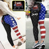 Personalized Jeep Girl Printed Legging QTPN2006