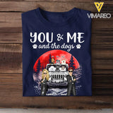 Personalized You & Me And The Dogs Tshirt Printed PNHQ2006