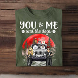 Personalized You & Me And The Dogs Tshirt Printed PNHQ2006