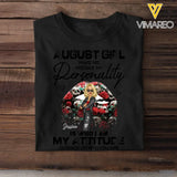 Personalized August Girl Make No Mistake Personality Glitter Sexy Lips Cool Girl Gift For August Girl